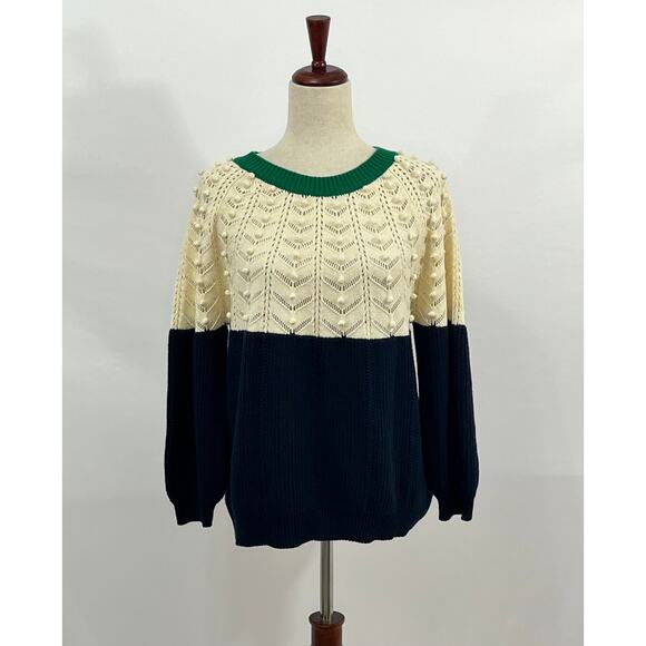 TROVATA Birds of Paradis Sz M Medium Anni Pullover Sweater NWT - Picture 12 of 15